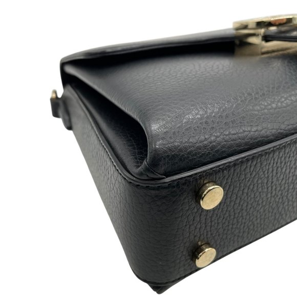 GUCCI Interlocking G 2-Way Handbag/Shoulder Bag in Black Leather with Gold Ha... - Picture 10 of 16